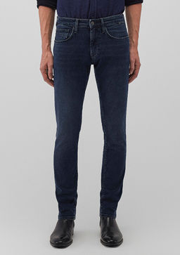 James 90lar TOKK Murekkep Mavi Jean Pantolon  фото 4