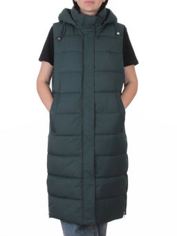 817 DK. GREEN Жилет утепленный зимний женский (150 гр. холлофайбер)