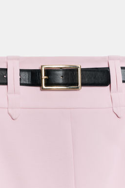 FALDA MIDI TUBO CINTUR?N / Rosa - Zara фото 6