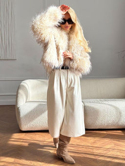 Шуба #КТ4011 (1), молочный - Dommod фото 8