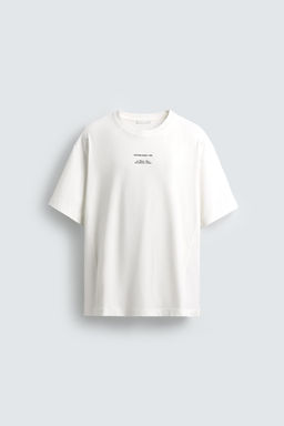 T-SHIRT WITH CONTRAST LABELS - Zara фото 7