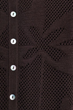 CHAQUETA PUNTO JACQUARD / Marr?n - Zara фото 11