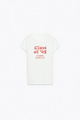 RUSTIC T-SHIRT WITH SLOGAN - Zara фото 6