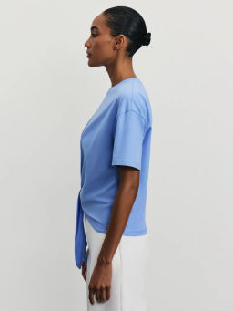 Футболка с завязкой на талии / Zarina  фото 4