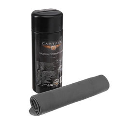 Цена за 2 шт. Замша протирочная Cartage, 43×32 см, в тубе, серая