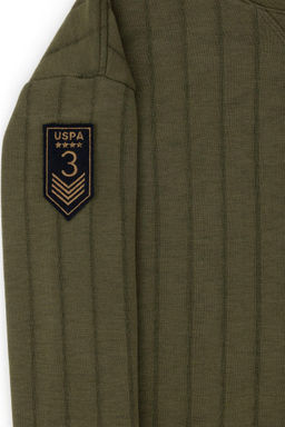 Толстовка цвета хаки для мальчика - U.s. polo assn фото 8