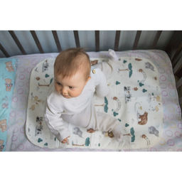 Пеленка на непромокаемой основе, 50*70 см Зверята - Крошка я фото 6