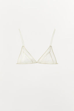 STRUCTURED SILK BRALETTE - Zara фото 6