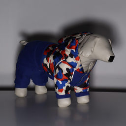 Комбинезон Go-Иди с утяжкой, размер 12 (ДС 28, ОГ 38, ОШ 27 см), синий/камуфляж - Simaland фото 12