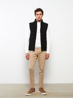 Standart Kal?p Dik Yaka Erkek Yelek