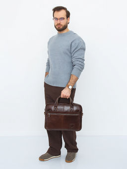Портфель 11020Z brown Zinimsk
