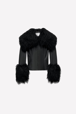 LEATHER FITTED JACKET LUDOVIC DE SAINT SERNIN x ZARA  фото 2