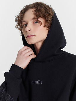 Худи мужское черное - Mark formelle фото 5