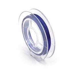 Проволока для бисера &Oslash;0,3мм арт.ТВ HET-07 цв.синий рул.10м