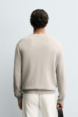 WASHED EFFECT TEXTURED SWEATER - Zara фото 3