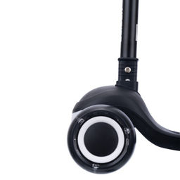 Самокат трехколесный Slider, светящиеся полиуретановые колёса и платформа, руль складной  фото 7