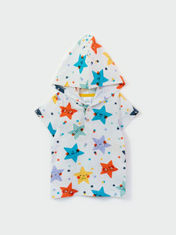 Футболка с капюшоном, синий - Lesi kids фото 6