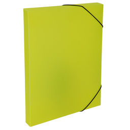 Expert Complete Короб архивный пластиковый 30 мм 1 шт. PRISMA NEON A4 эффект 3D желтый ЕС240400009