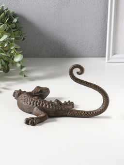 Крючок декоративный чугун "Ящерица" 20х15х11 см