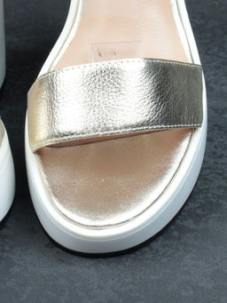 08-QL6989-1A WHITE Босоножки женские (натуральная кожа) - Фабричный китай фото 15