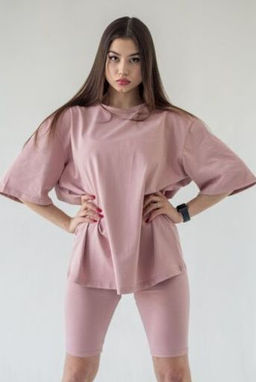 нет выцветания, нет катышков! Костюм 95% хлопок, 5% лайкра.