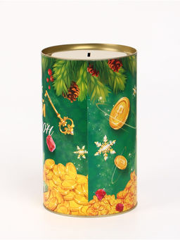 Копилка XXL новогодняя «Монеты», 20×12.2 см