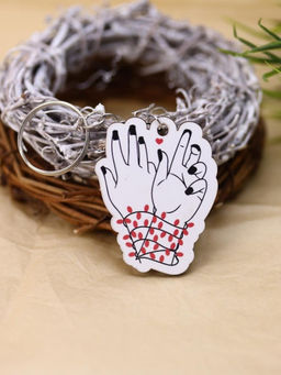 Брелок ECO из дерева LOL LAB "Сердце в руках"