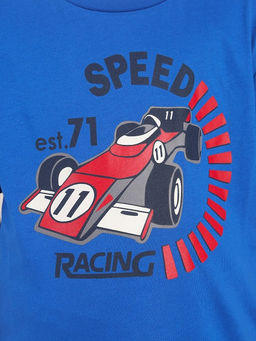 CRB wear / CWKB 90276-42 Комплект для мальчика (футболка, шорты),синий  фото 3