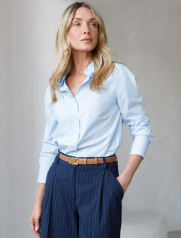 D29.245 Блузка женская голубой