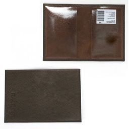 Обложка для паспорта Croco-П-400 натуральная кожа олива металлик (233) 236425