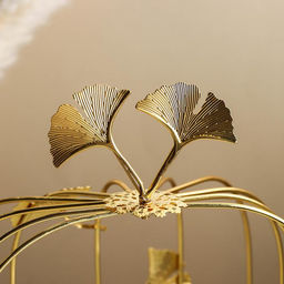 Подставка под десерты 2-х ярусная Мрамор, 21?21?43 см, цвет металла золотой - Simaland фото 2