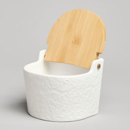 БАНКА ДЛЯ СОЛИ С ДЕР.КРЫШКОЙ LEFARD MUSE 11,5*11*9,5 СМ 450 МЛ  фото 6