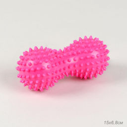 Мячик массажный Woohooo Spiny / 6,8 х15 см/ розовый /уп 100/
