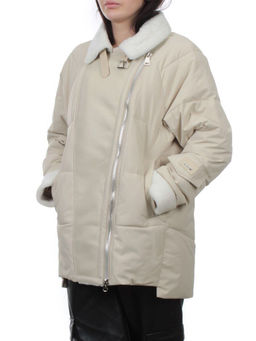 S24-263 BEIGE Куртка демисезонная женская (100 гр. холлофайбер) - Fashion фото 5