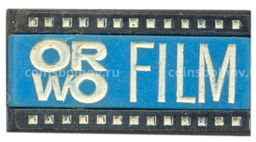 Значок рекламный ORWO FILM (Германия)