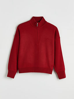 Dik Yaka Kad?n Triko Kazak