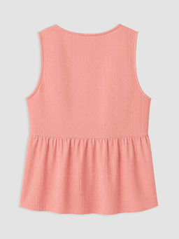 V Yaka Dantel Detayl? Peplum Bluz