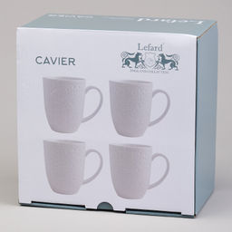НАБОР КРУЖЕК LEFARD CAVIER 4 ШТ. 420 МЛ  фото 2