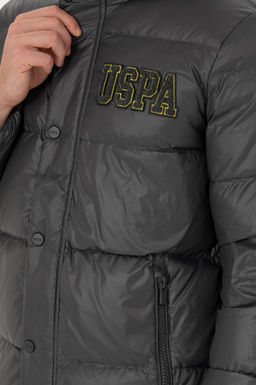 Мужское пальто антрацитового цвета Неожиданная скидка в корзине - U.s. polo assn фото 14