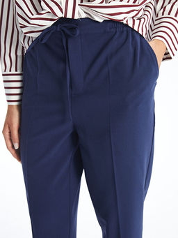 Kad?n Beli Lastikli D?z Pantolon - Waikiki фото 3