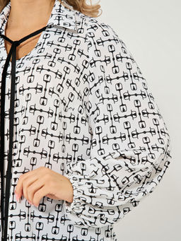 Блузка 0059-27п кремово-белый - Dora фото 28