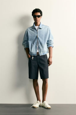 BERMUDA BAGGY FIT RAYA DIPLOM?TICA / Marino oscuro