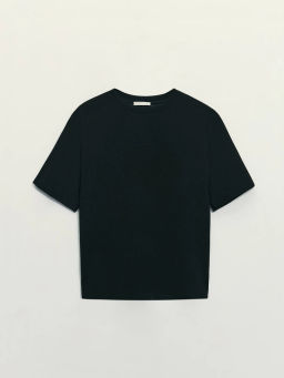 Футболка с люрексом и разрезами / Zarina