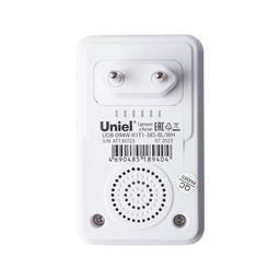UDB-094W-R1T1-38S-BL/WH Звонок электронный, 220В. Радиус действия 150 метров. Черный с белым. ТМ Uniel