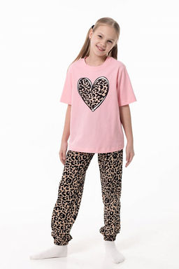 Пижама М225095Прб розовый/бежевый