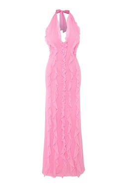TRENDYOLMILLA Limited Edition Ac?k Sar? F?rf?rl? Astarl? Tul Abiye Elbise TPRSS25AE00063  фото 7
