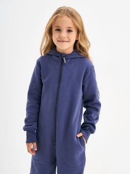 Серо-синий комбинезон для мальчика