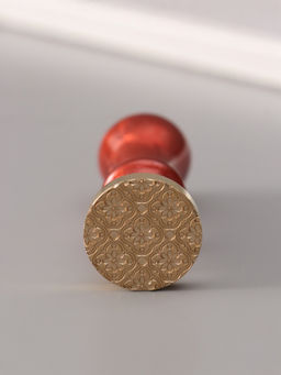 Печать для сургуча с пластиковой ручкой «Цветочная плитка», 6.3×2.5×2.5 см