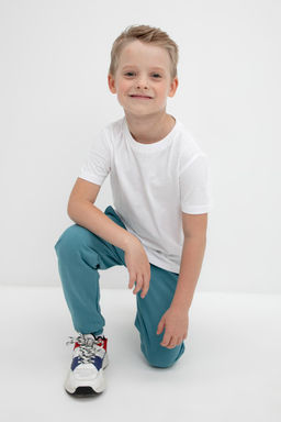 Crockid _ К 400528-1/холодный изумруд брюки для мал  фото 5