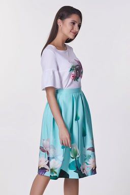 VALENTINA Юбка Ника №11 (цветы)  фото 3